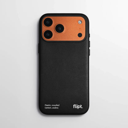 CarbonFlip* Signature Leather Case for iPhone 17 Series - flipt.