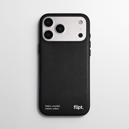 CarbonFlip* Signature Leather Case for iPhone 17 Series - flipt.