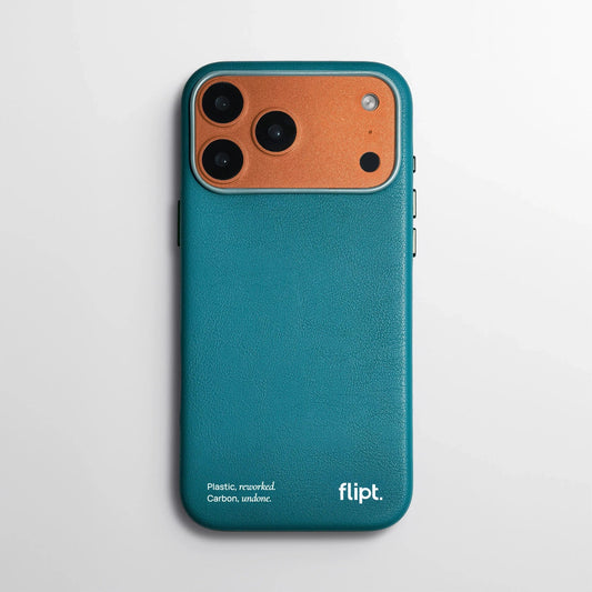 CarbonFlip* Signature Leather Case for iPhone 17 Series - flipt.