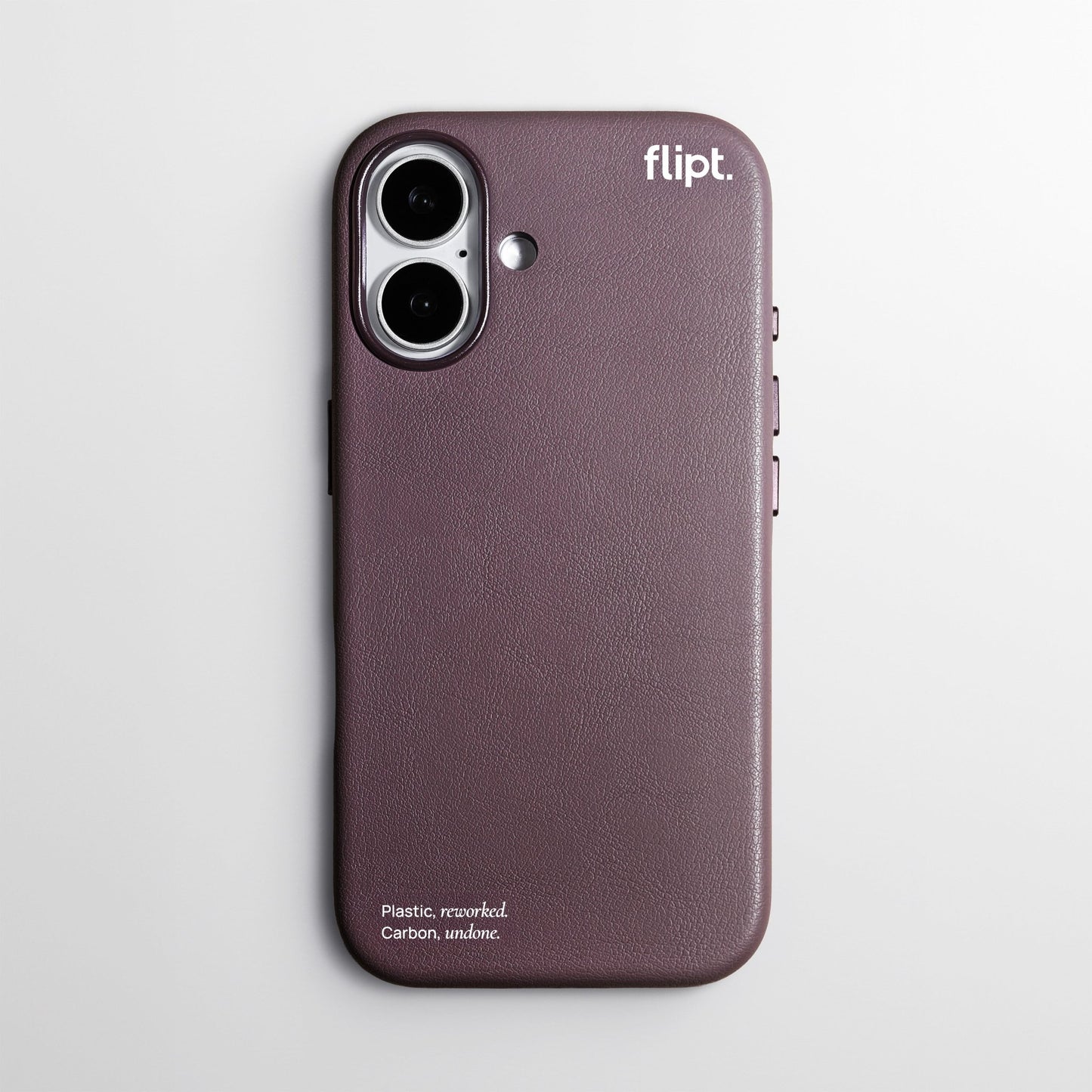 CarbonFlip* Signature Leather Case for iPhone 17 - flipt.