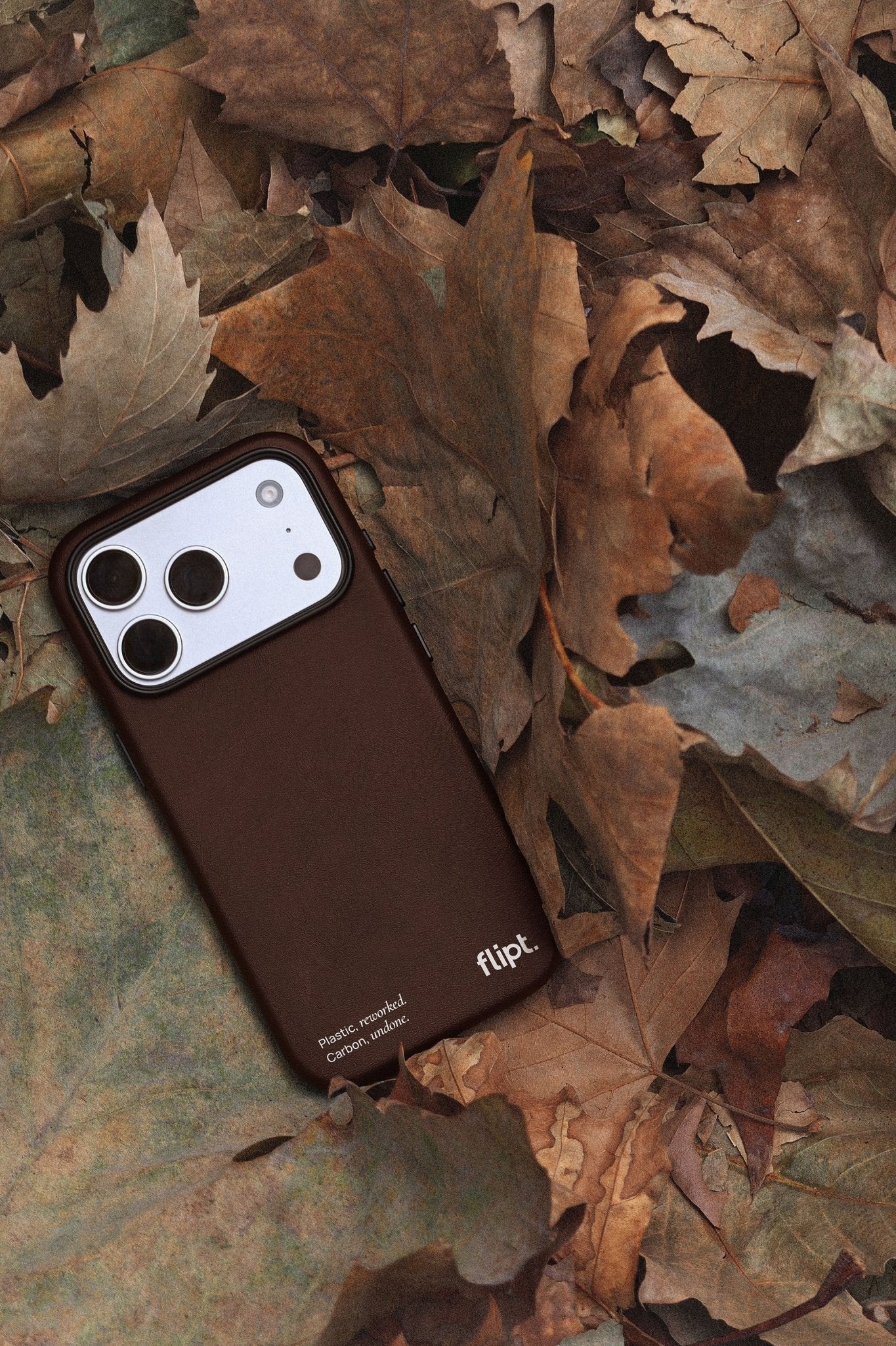 CarbonFlip* Signature Leather Case for iPhone 17 - flipt.
