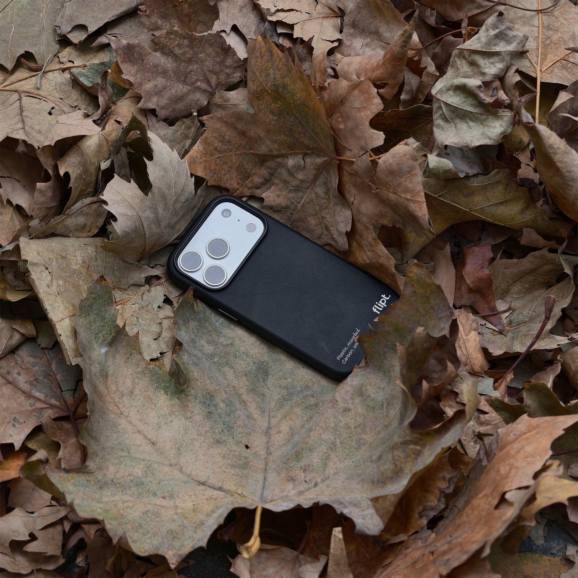 CarbonFlip* Signature Leather Case for iPhone 17 - flipt.