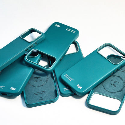 CarbonFlip* Signature Leather Case for iPhone 17 - flipt.