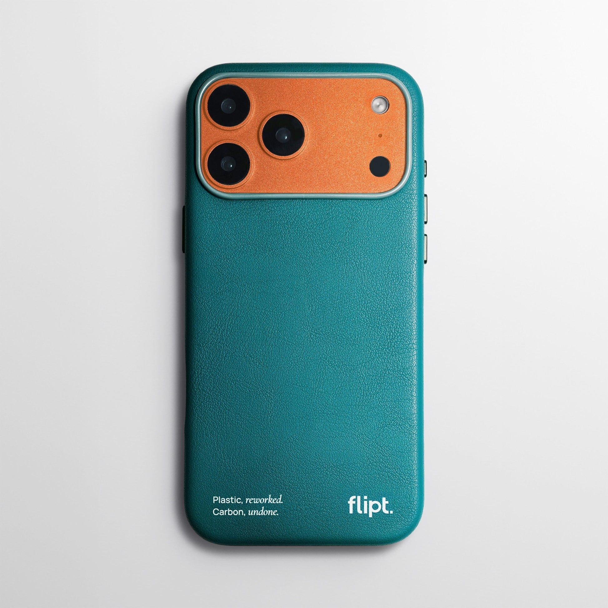CarbonFlip* Signature Leather Case for iPhone 17 - flipt.