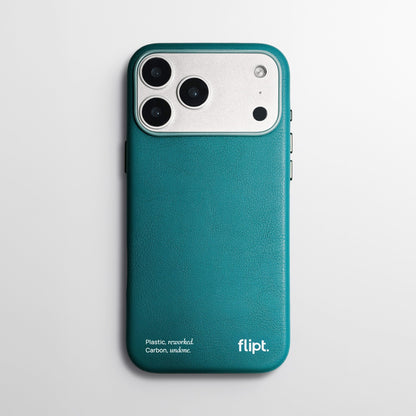 CarbonFlip* Signature Leather Case for iPhone 17 - flipt.